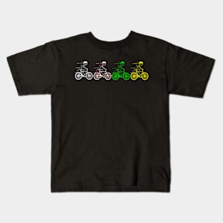 Divertido Ciclismo Etapa Tour de Francia Colores TDF Kids T-Shirt